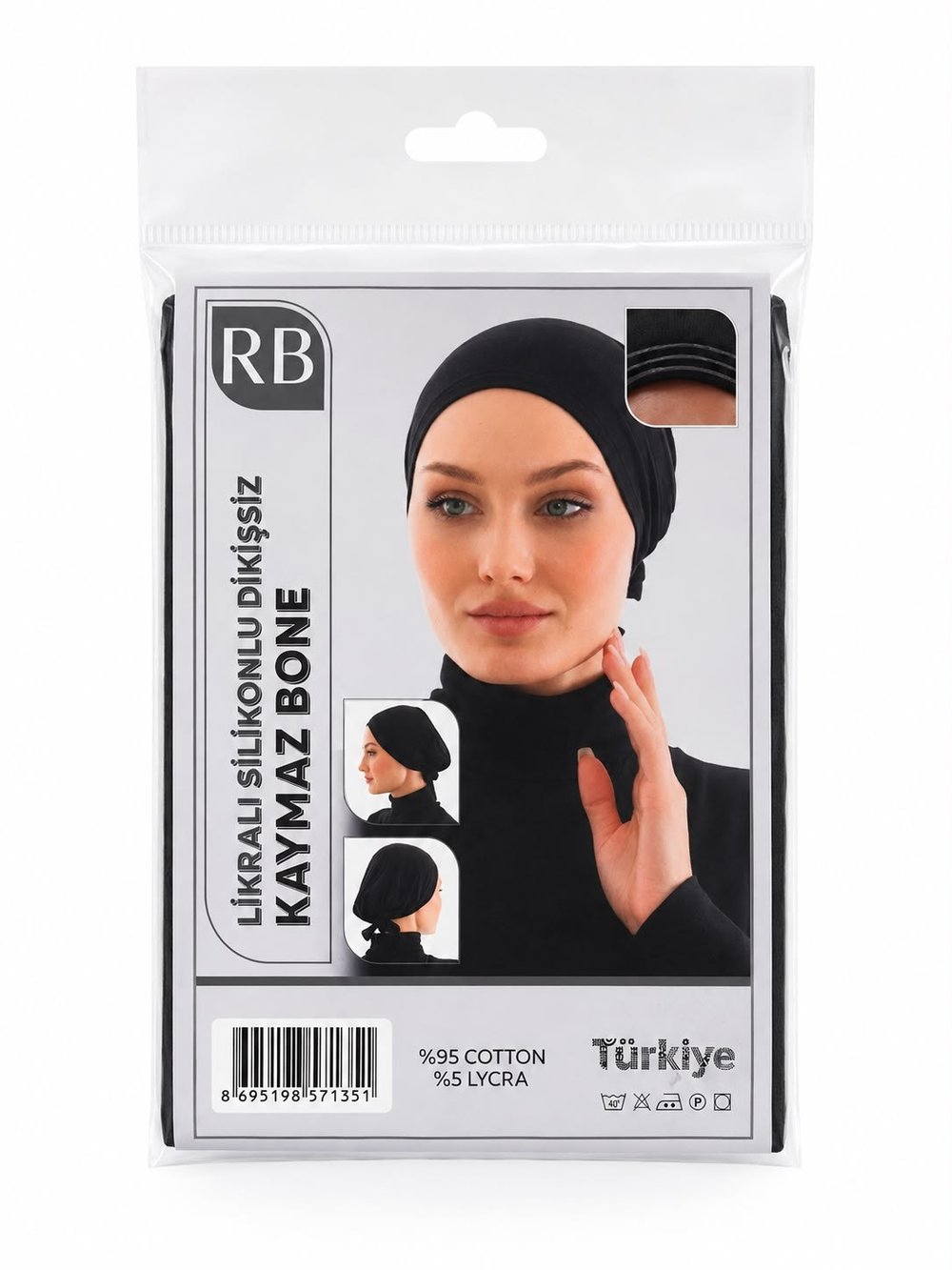 DİKİŞSİZ İZ YAPMAZ SİLİKONLU BONE
