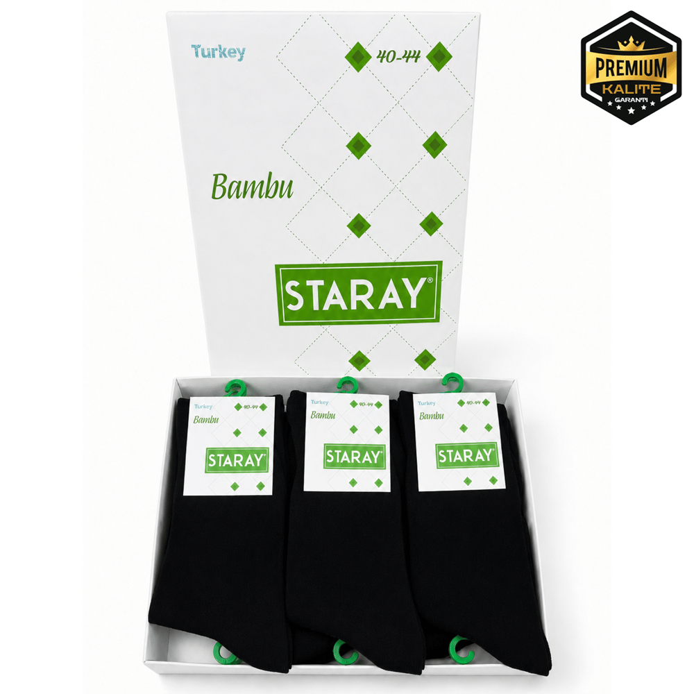 STARAY BAMBU ERKEK YARIM KONÇ ÇORAP 0548