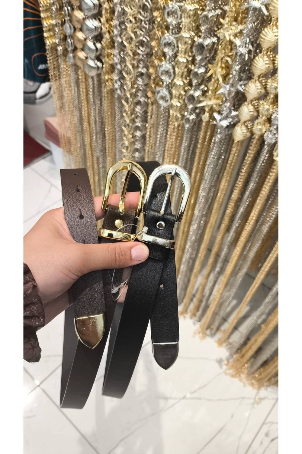 2li Set Uç Toka Takım Kadın Kemer Pantolon Kemeri Elbise Kemeri Gömlek Kemeri Ceket Kemeri