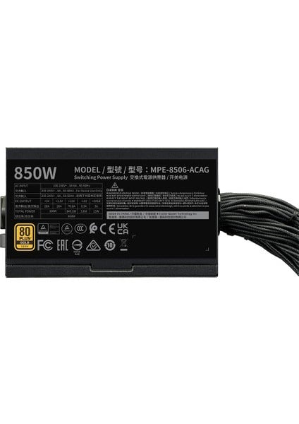 Cooler Master MWE Gold V3 MPE-8506-ACAG-BEU Gen5 850 W Power Supply