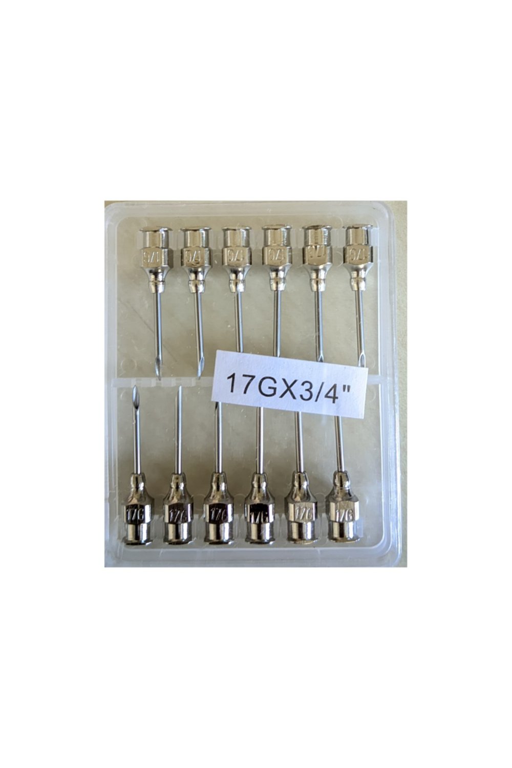 MUHTELİF - ENJEKTÖR UCU ÇELİK 17G X 3/4