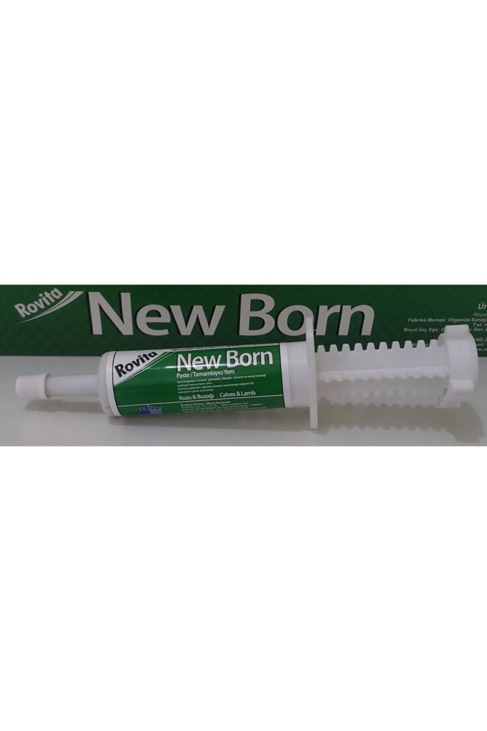 Rovita New Born 20 ml Yeni Doğan Buzağı Şırıngası