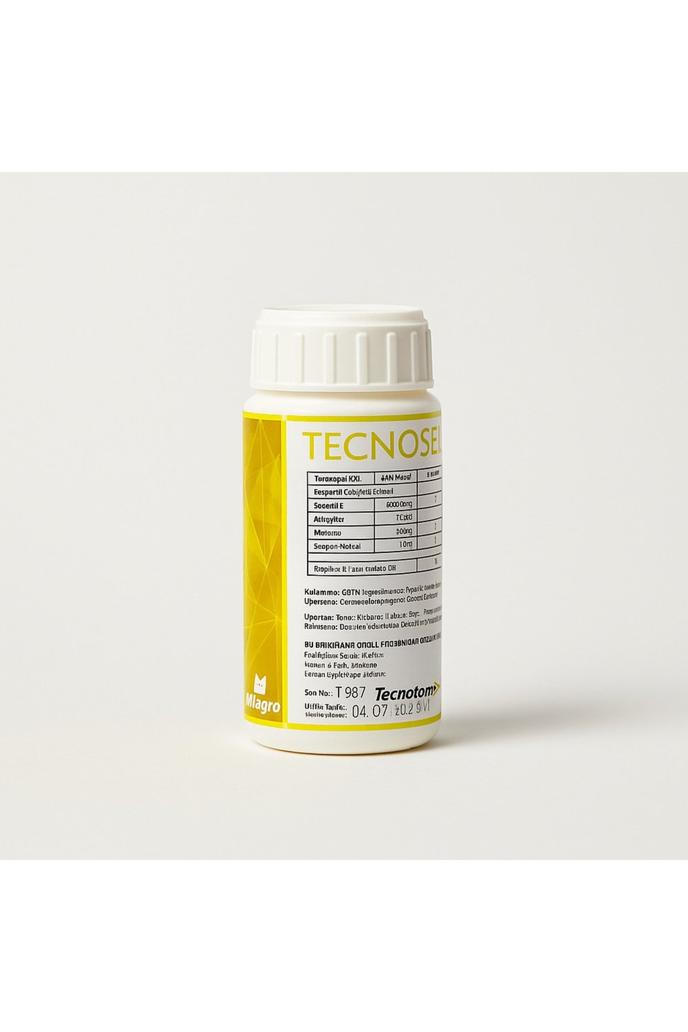 Tecnoselen 100 ml - Vitamin E & Selenyum Destekli YEM KATKI (Milagro by Metaş)