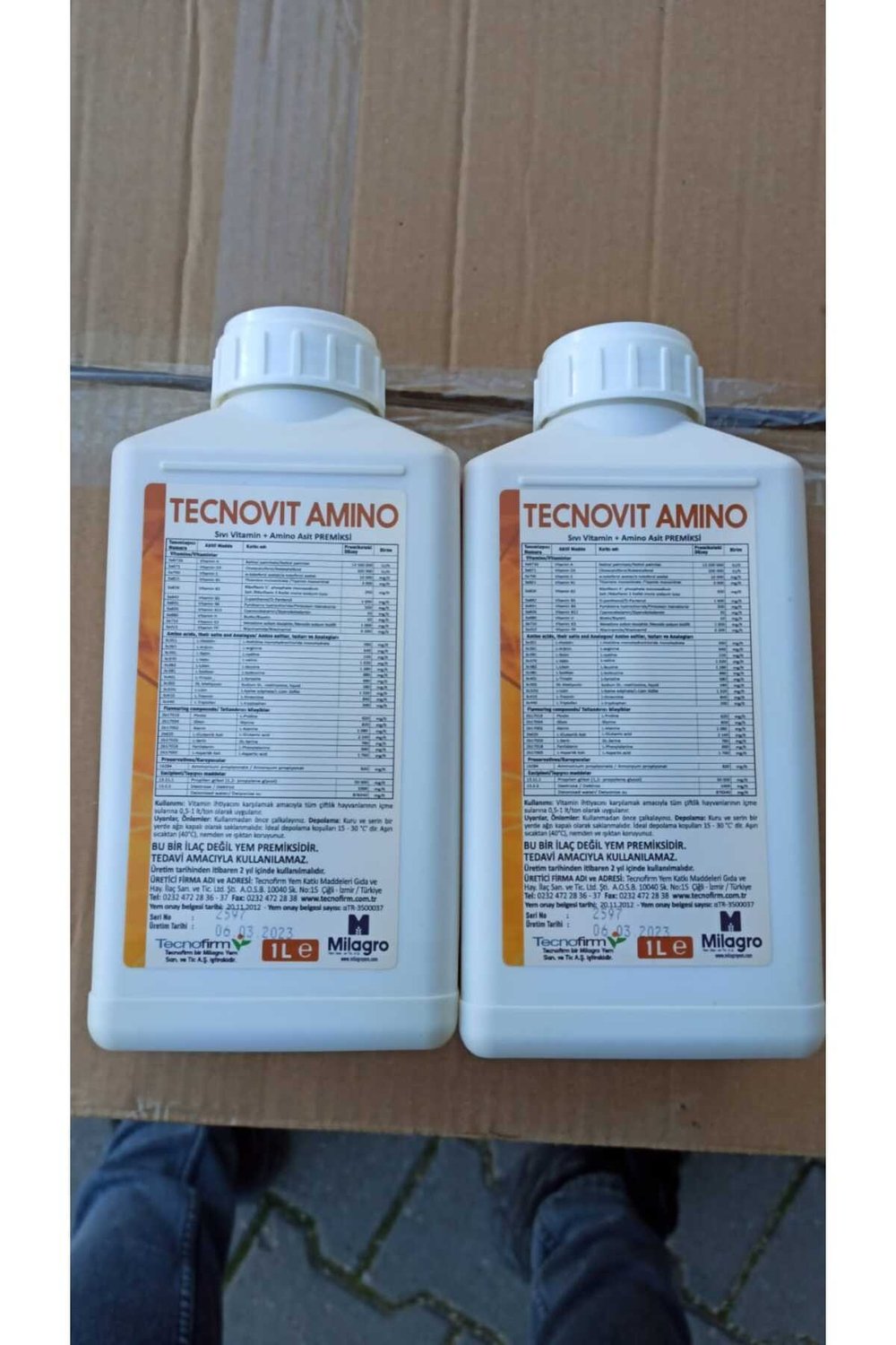 TECNOVİT AMİNO 1 LİTRE