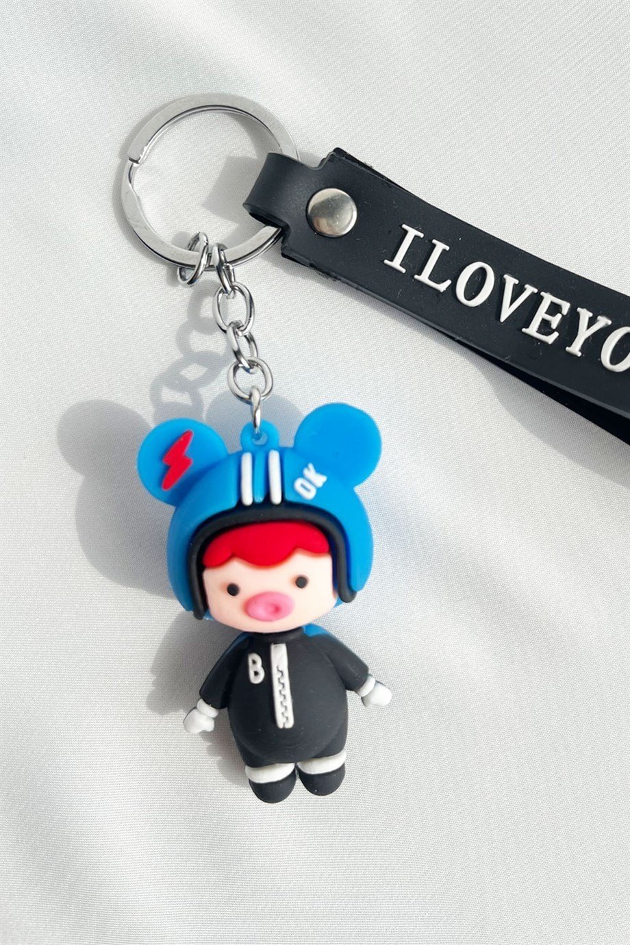 Baby Figure Silicone Keychain