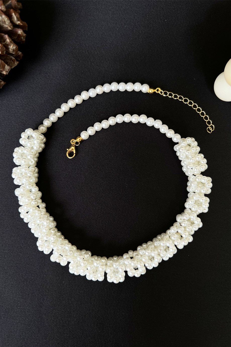 Pearl Balls Detailed Necklace