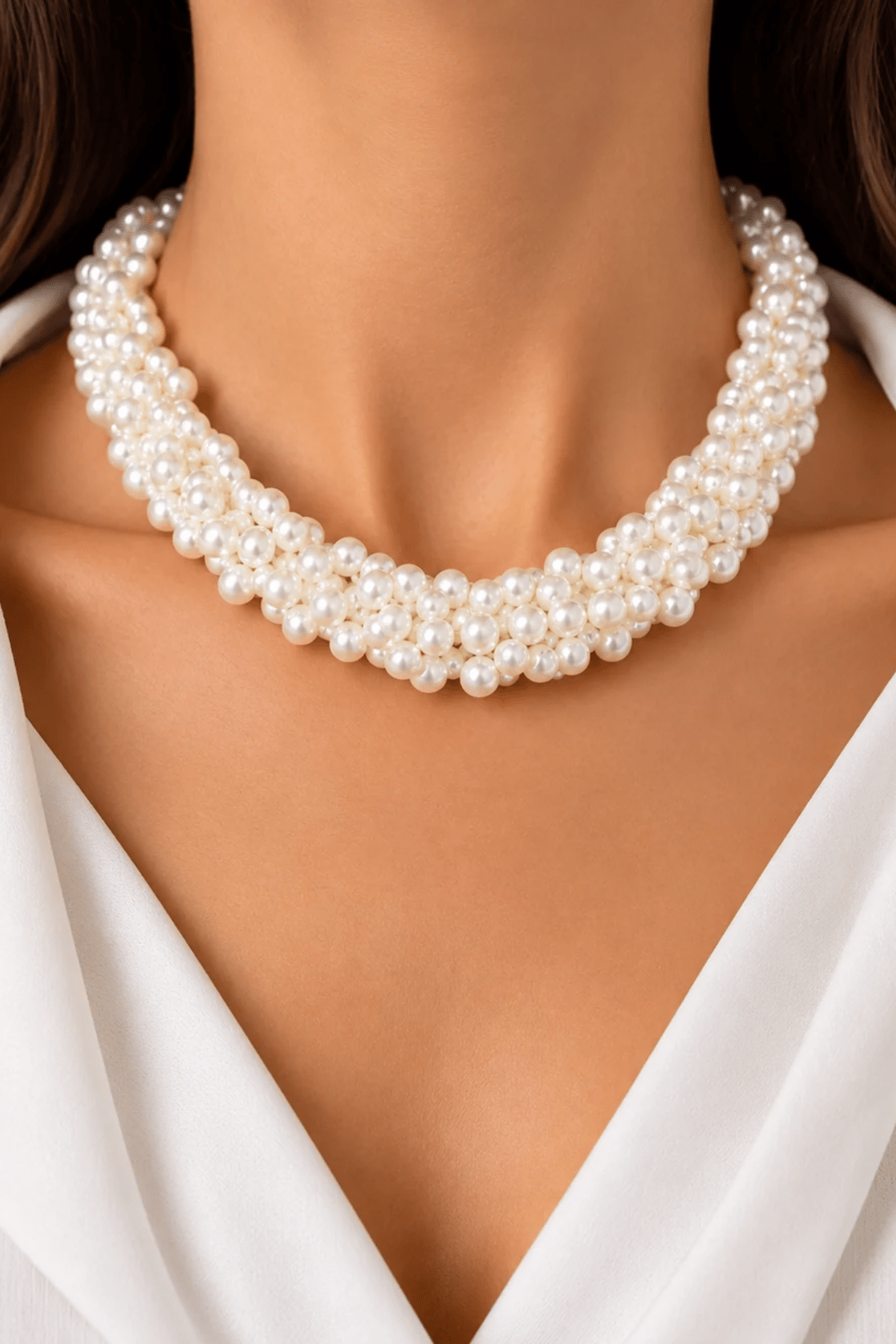 Pearl Balls Detailed Necklace