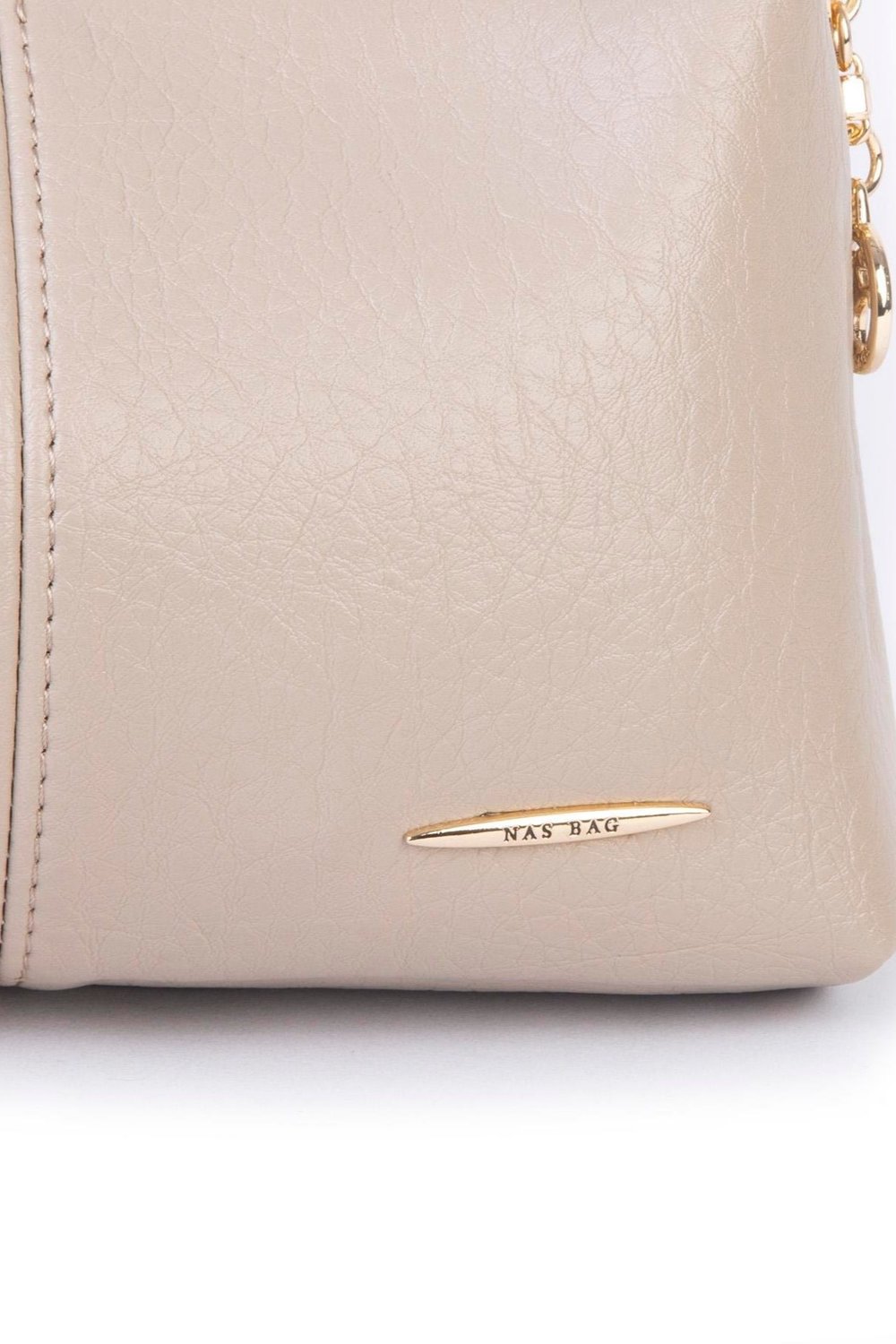 Womens Mini Shoulder and Crossbody Bag with Braided Strap - Sand Victoria