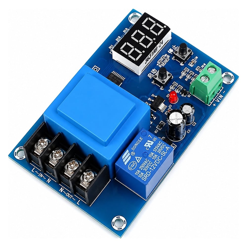 XH-M602 3.7V-120V Dijital Akü ve Lityum Pil Şarj Kontrol Modülü | Ac 220V