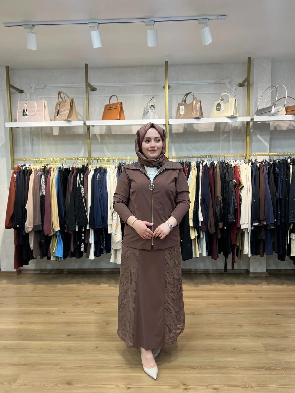 FATMA DANIŞMAN Organzeli Yazlık Etek Takım