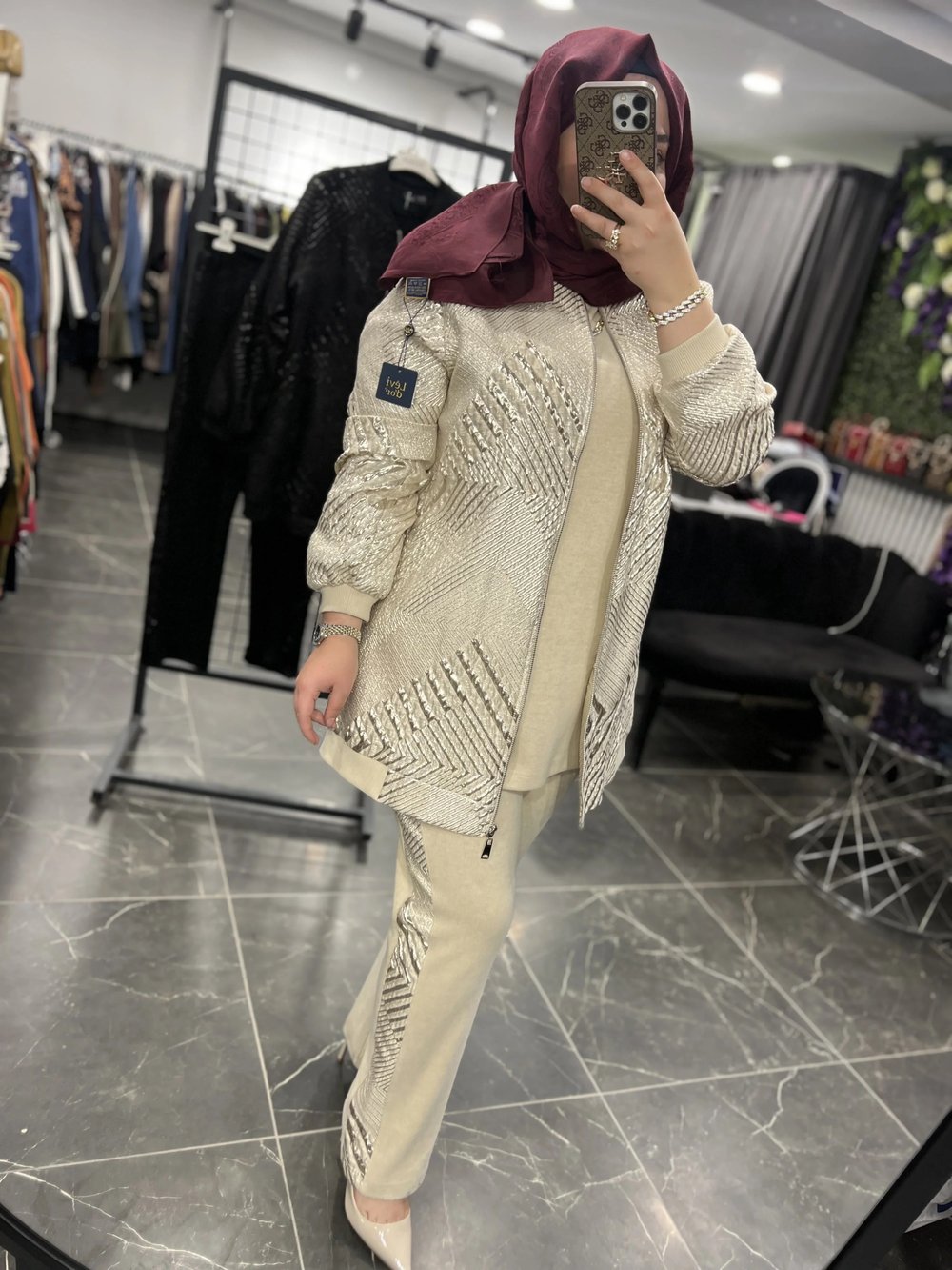 MEVA BY Pureva Jakarlı Ceketli Üçlü Takım