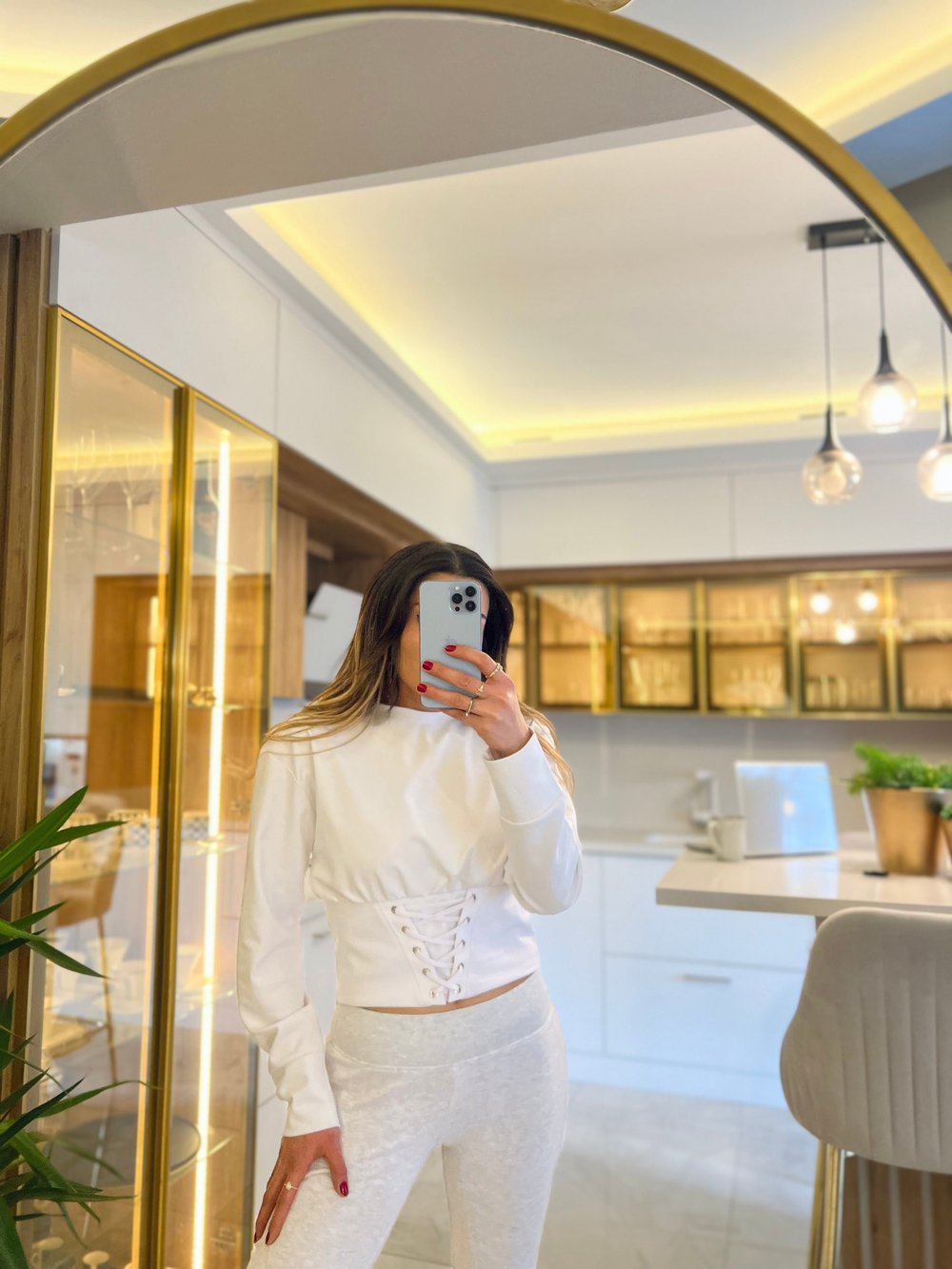 Lila Sweatshirt White