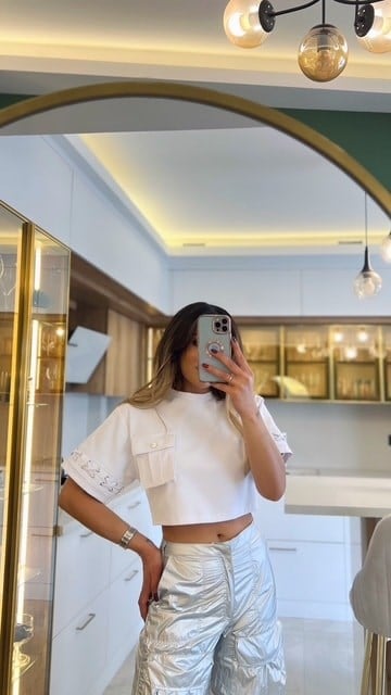 Lydia Top - Beyaz Renk