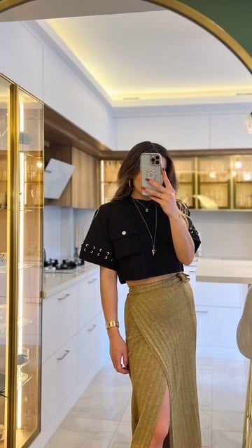 Lydia Top Siyah Renk