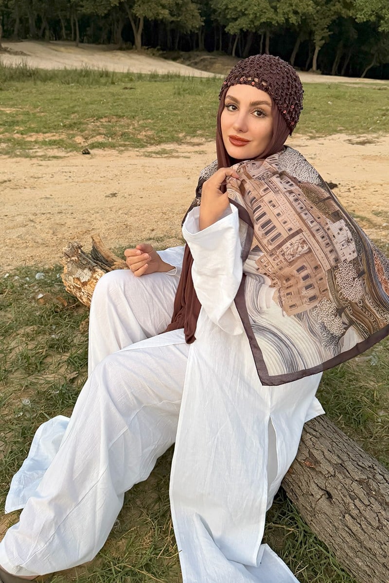 Beytül Desen Omuz Şalı