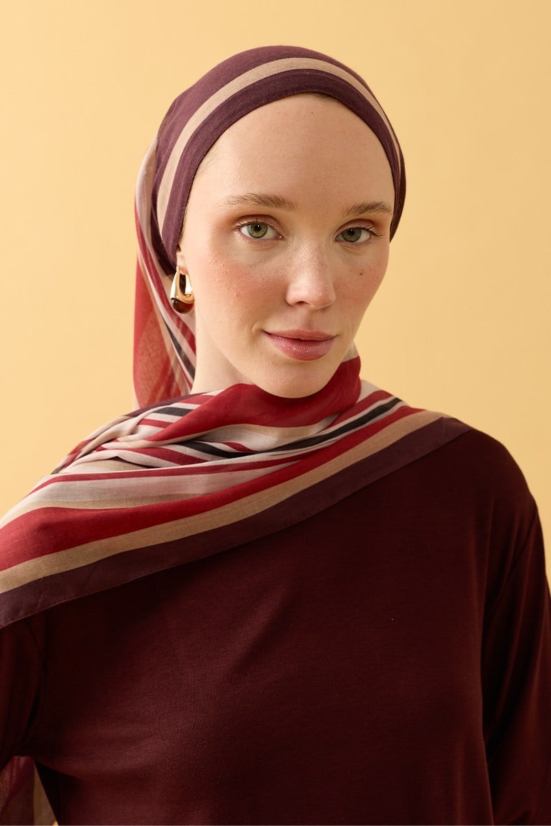 Elegant Çizgi Şal