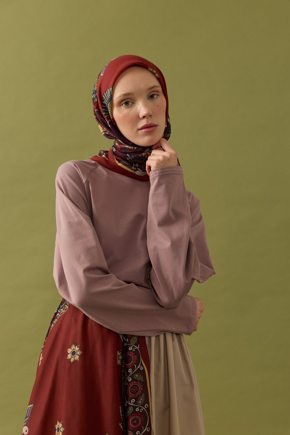 Saray Bahçesi Pamuk Eşarp