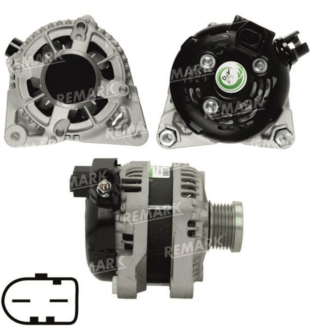 Alternatör 12V 120A LIN1-D Com Uçlu ID – Ford Fiesta, Focus, B-Max vb.