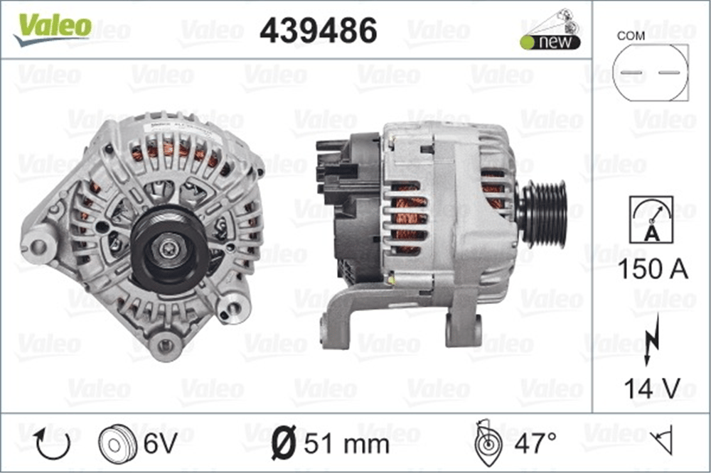 Alternatör 12V 150A 325I 520 525 730 – BMW X3