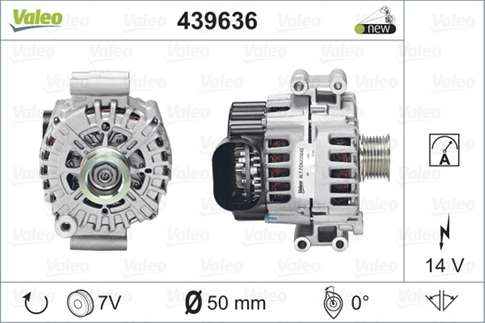 Alternatör 12V 230A – Audi A4, A5, Q5