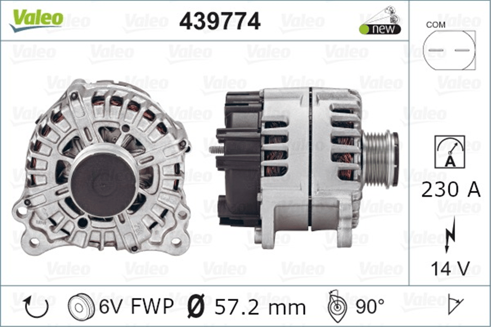 Alternatör 12V 230A Porsche Cayenne Panamera 2011-2018 – Volkswagen Touareg