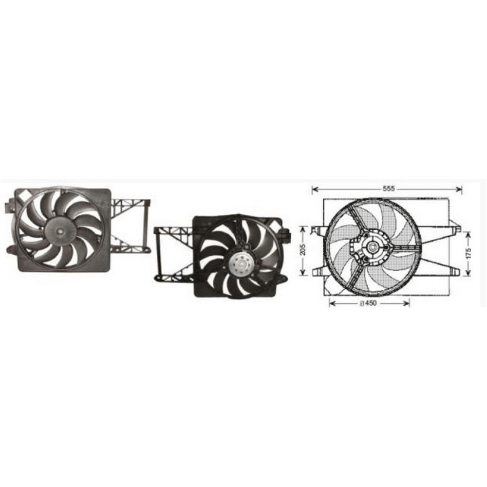 Fan Motoru 12V 2002-2008 Tekli – Ford Fiesta