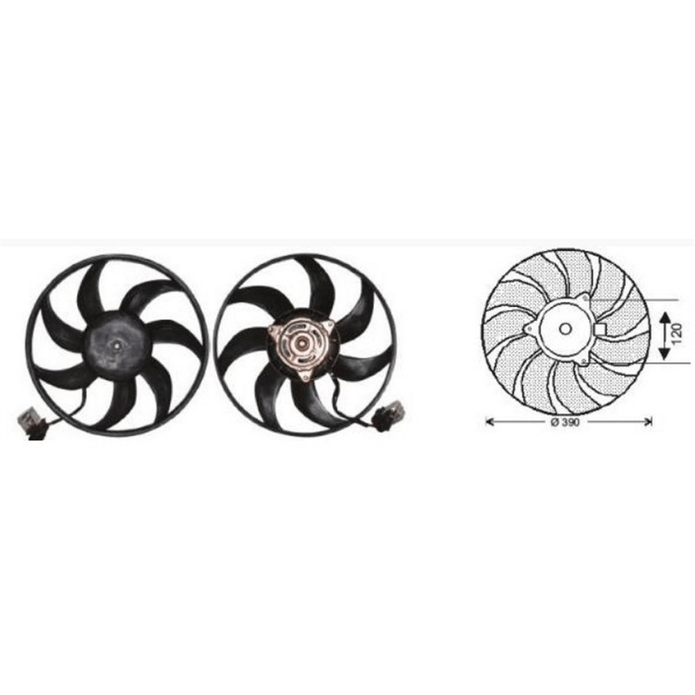 Fan Motoru 12V Combo Tek Motor Rezis – Opel Corsa
