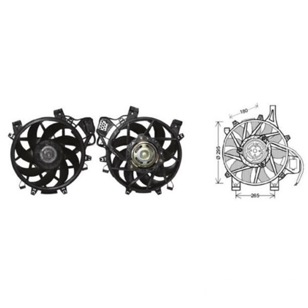 Fan Motoru 12V Combo1,7 Rezistanslı – Opel Corsa C (009 3280)
