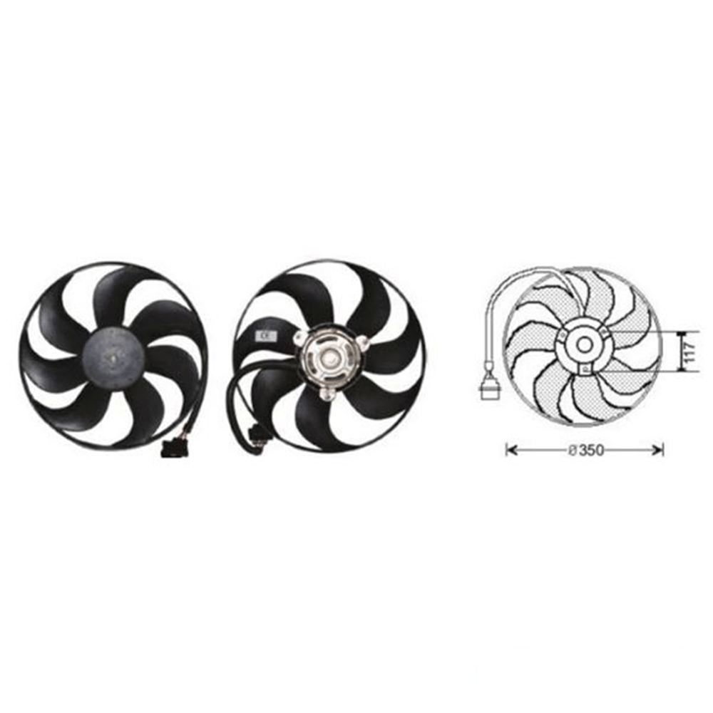 Fan Motoru 12V Pasifik Yassı – Volkswagen Golf IV, Bora (009 4145)