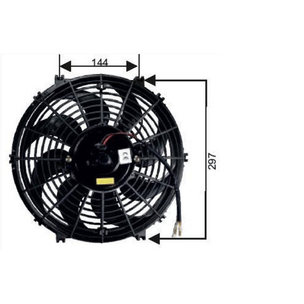 Fan Motoru 24V Üniversal Helix Pervaneli 11 Inch