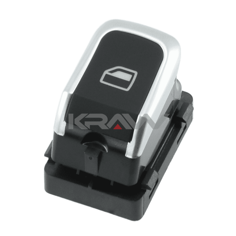 KRAW Tekli Cam Anahtarı Krom – Audi A4 2008-2015 A5 2012-2016 Q5 2012-2017 (8K0959855B)