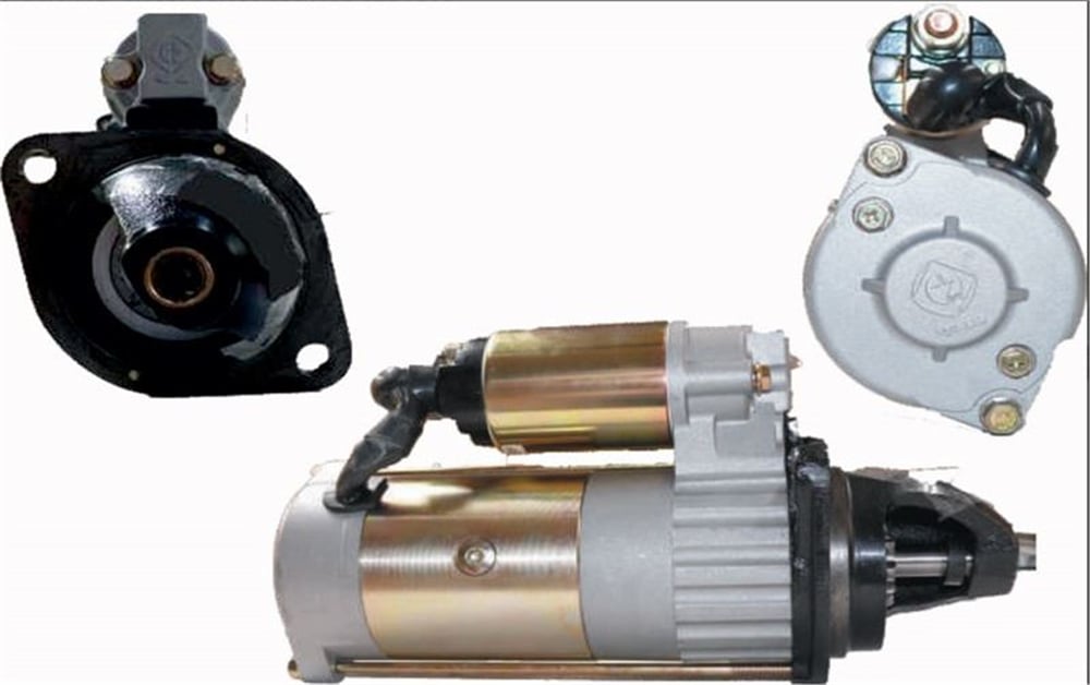 Marş Motoru 24V 11 Diş 5.5KW Changchai 490/495 Lijia 3105/4105 Yuchai YCB4B32 Motorlu Jeneratör ve Forklift Volant 82 mm Dişli Kafası 39 mm Delik Aralığı 120 mm Fırlama 24 mm