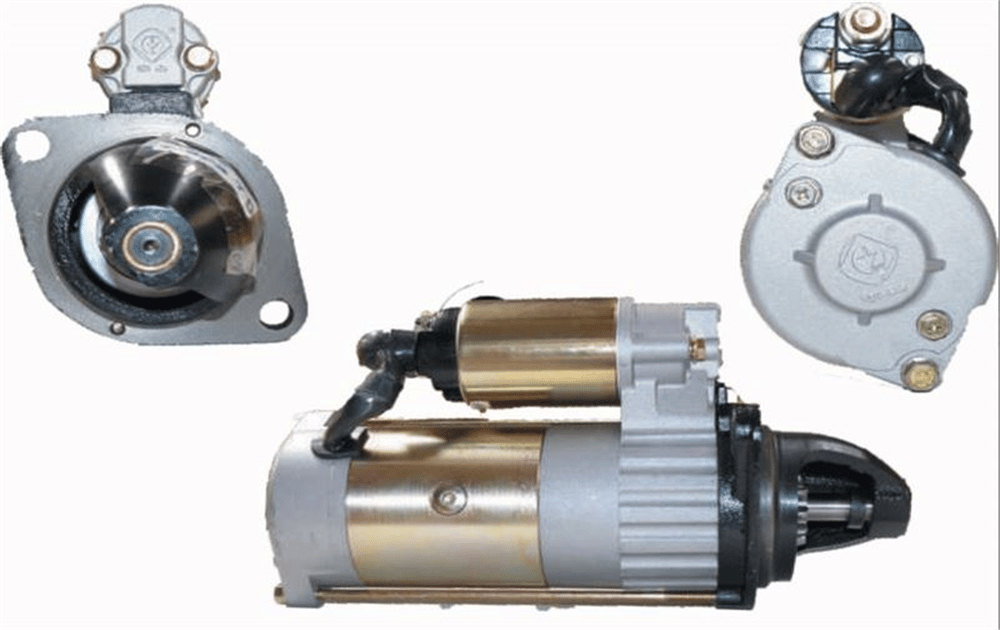 Marş Motoru 24V 12 Diş 5.5KW Jiang JD2110/JD2115/JD2118 Motorlu Jeneratör ve Sondaj Makinesi Volant 82 mm Dişli Kafası 42 mm Delik Aralığı 120 mm Fırlama 20 mm