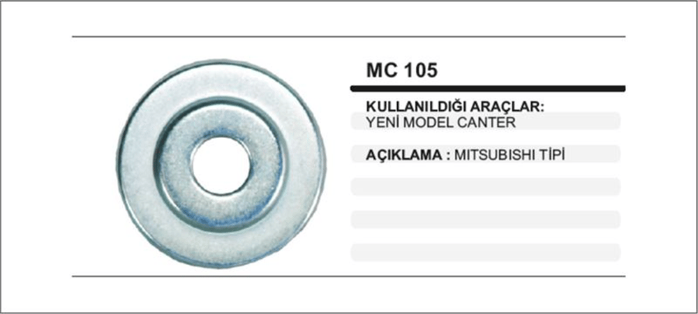 MC 105 Y.m.mitsubishi Marş Saç Orta Kapak – Mitsubishi Canter