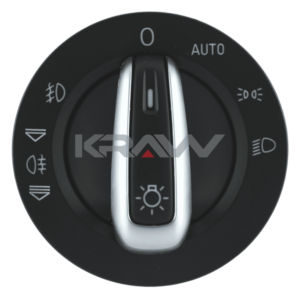 MCAR Far Anahtarı Krom Auto A6 2005-2011 Q7 2007+ Ön ve Arka Sis 8 Pin