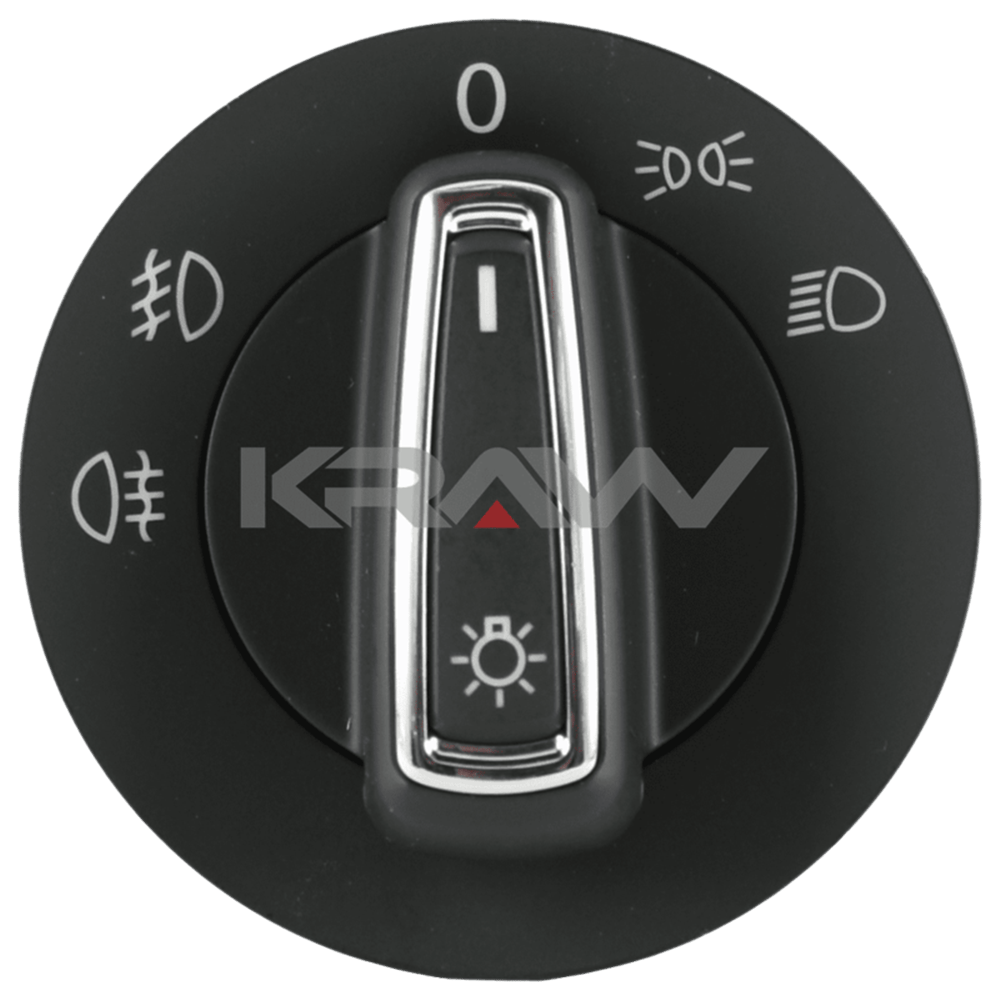 MCAR Far Anahtarı Krom Çift Sis – VW Polo Ibiza Leon Toledo (5G0 941 431AH)