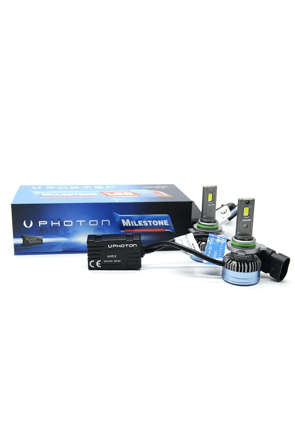 Photon HIR2 9012 Milestone Black Katana Edition Seri 30000 Lumen 12-24V Led Xenon Far Ampulü