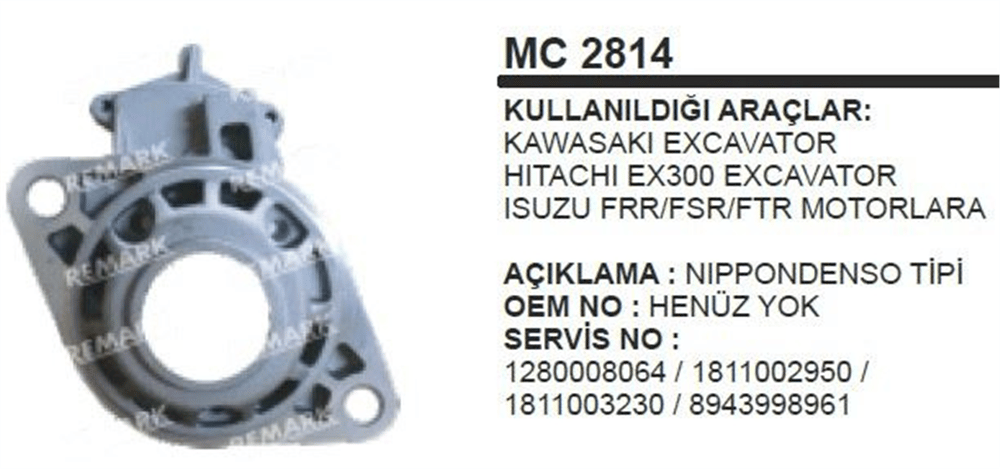 Pinyon Kapağı Kawasaki – Hitachi EX300 Excav.isuzu