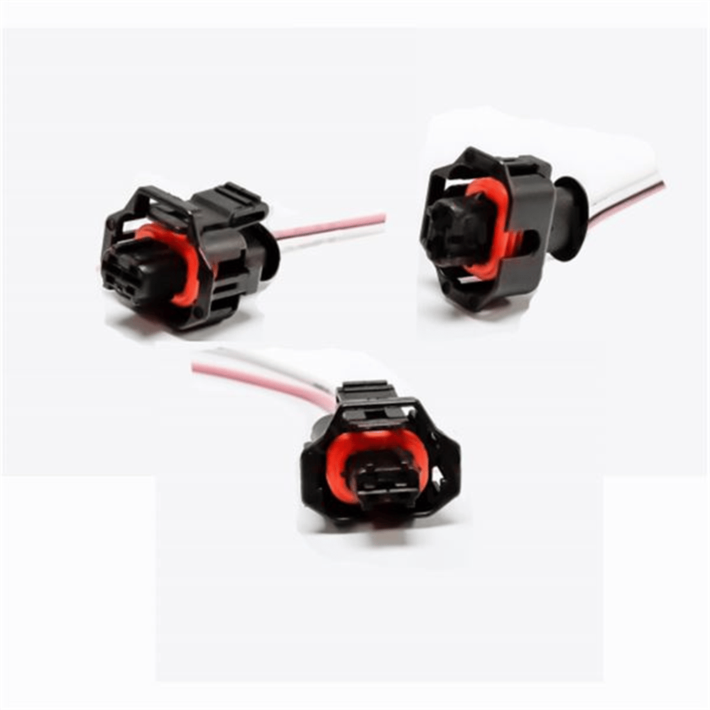 Soket Kablolu 2 Pin Bosch Tipi Enjektör Soketi – Audi, Fiat, Ford, Hyundai vb. (Paket 5 Adet)