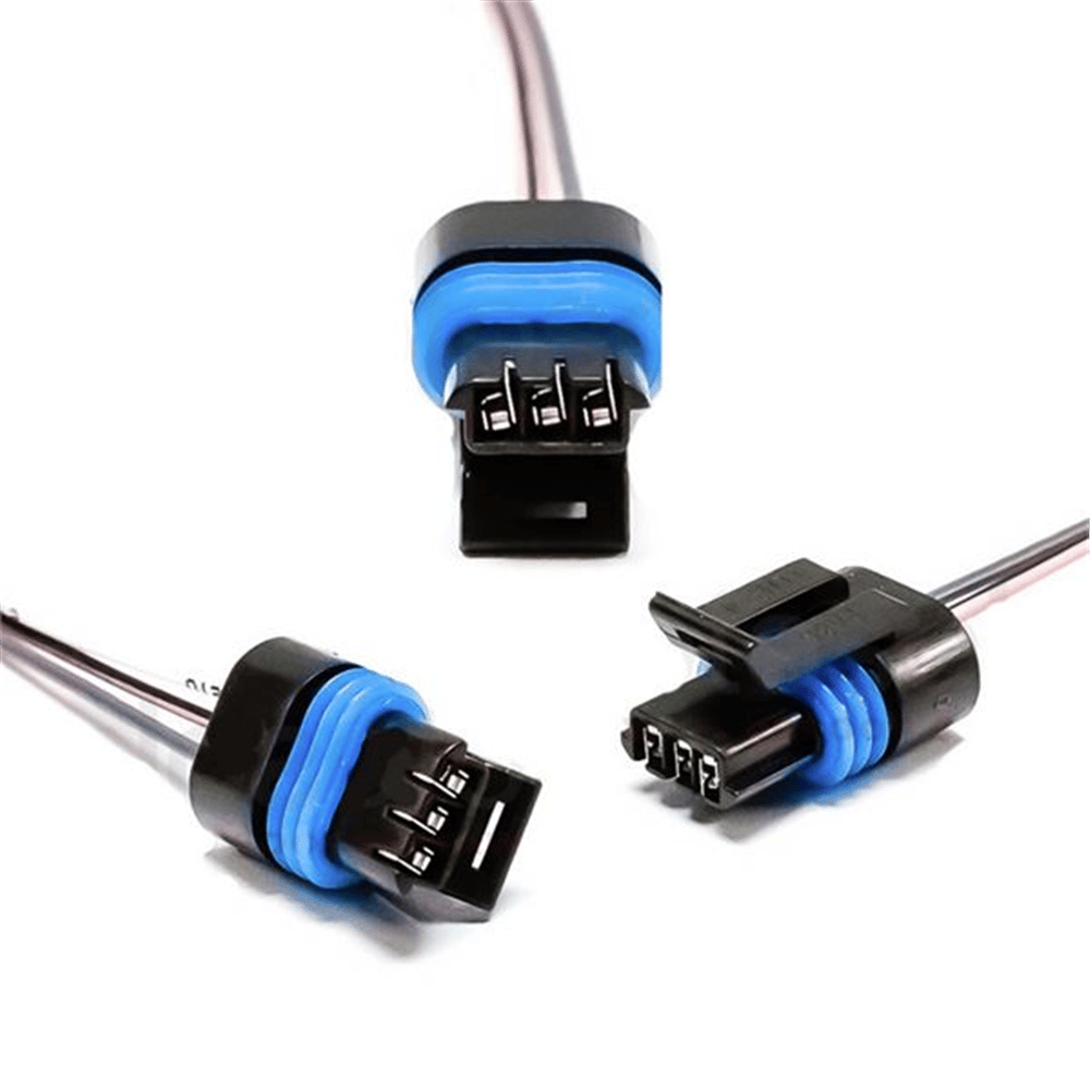 Soket Kablolu 3 Pin Enjeksiyon Potansiyemetre Soketi – Renault, Fiat, Citroen, Opel vb. (Paket 5 Adet)