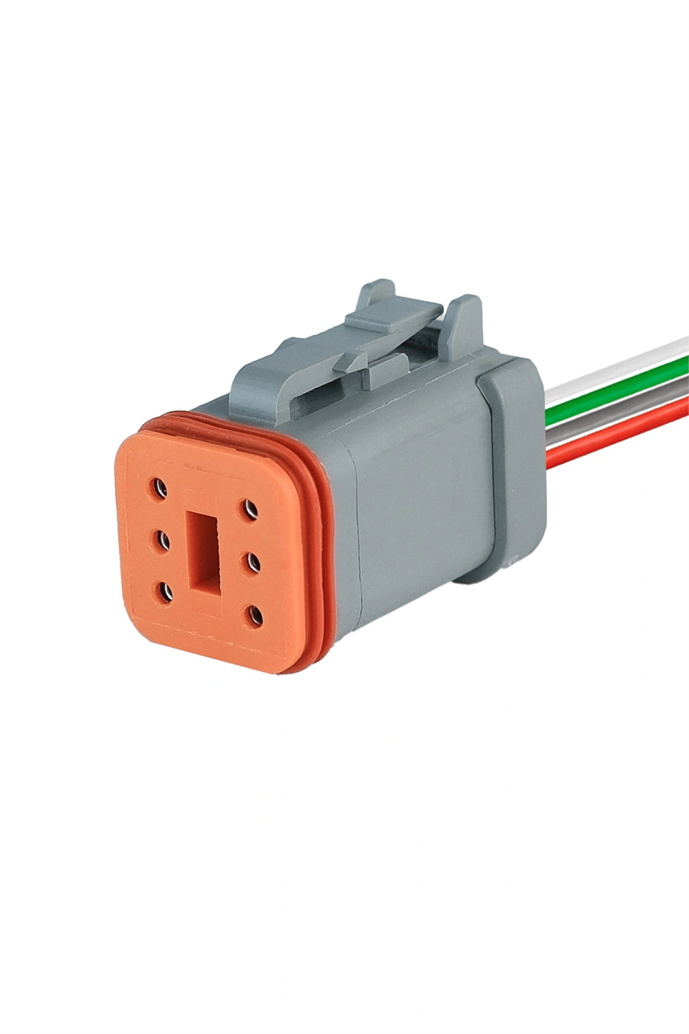 Soket Kablolu 6 Pin Erkek Tesisat Soketi Deutsch İş Makinası (6K018)