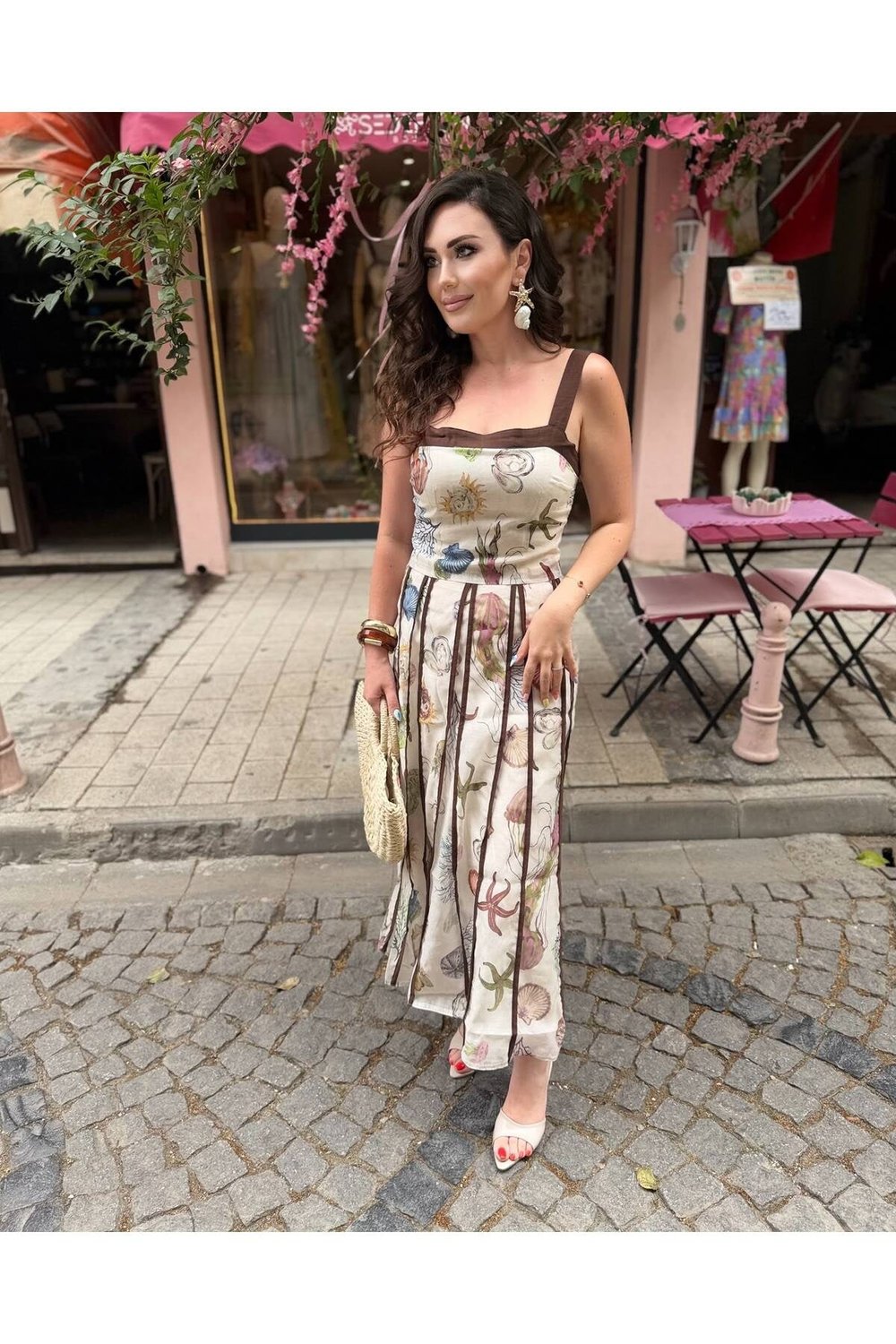 Marin Desenli İkili Takım