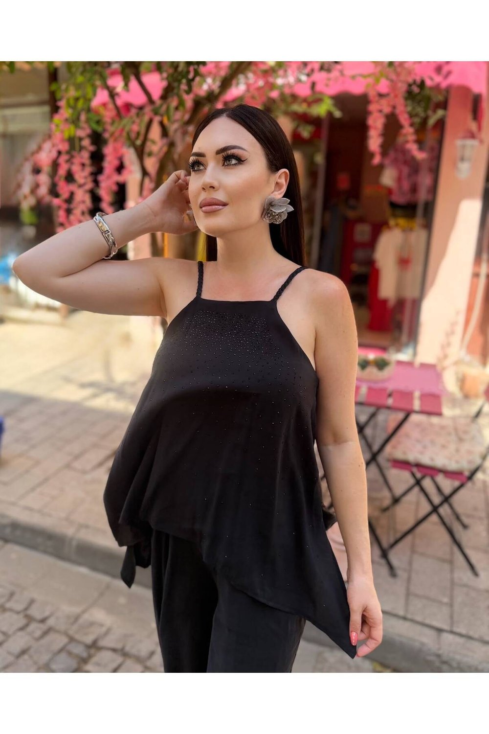 Tensel Taşlı Tulum