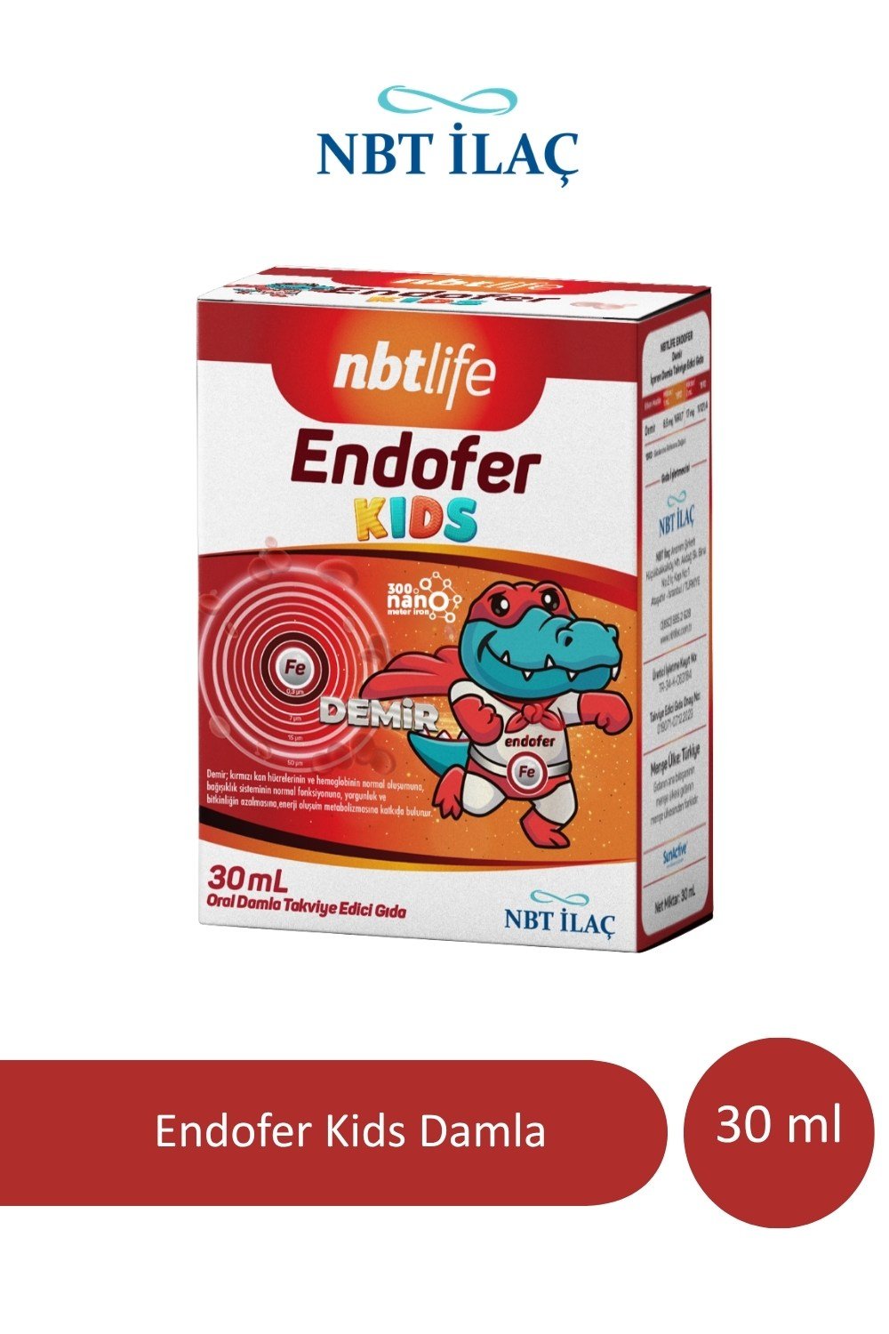 NBT Life Endofer Kids Demir Damla 30 ml