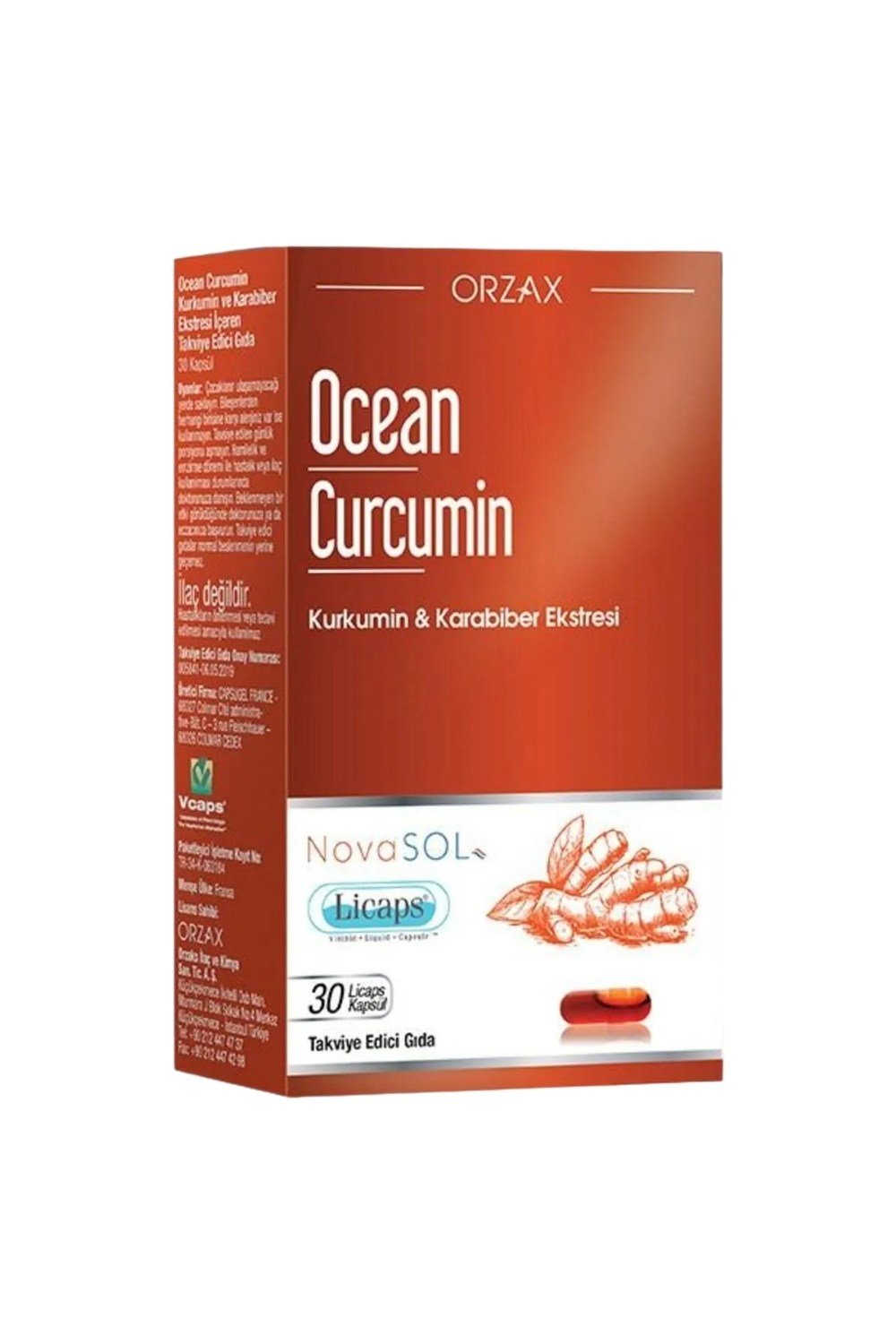 Ocean Curcumin 30 Kapsül