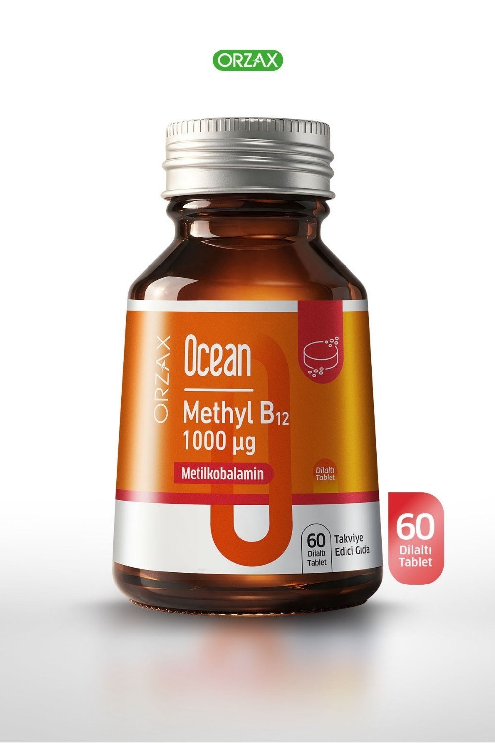 Ocean Methyl B12 60 Dilaltı Tablet