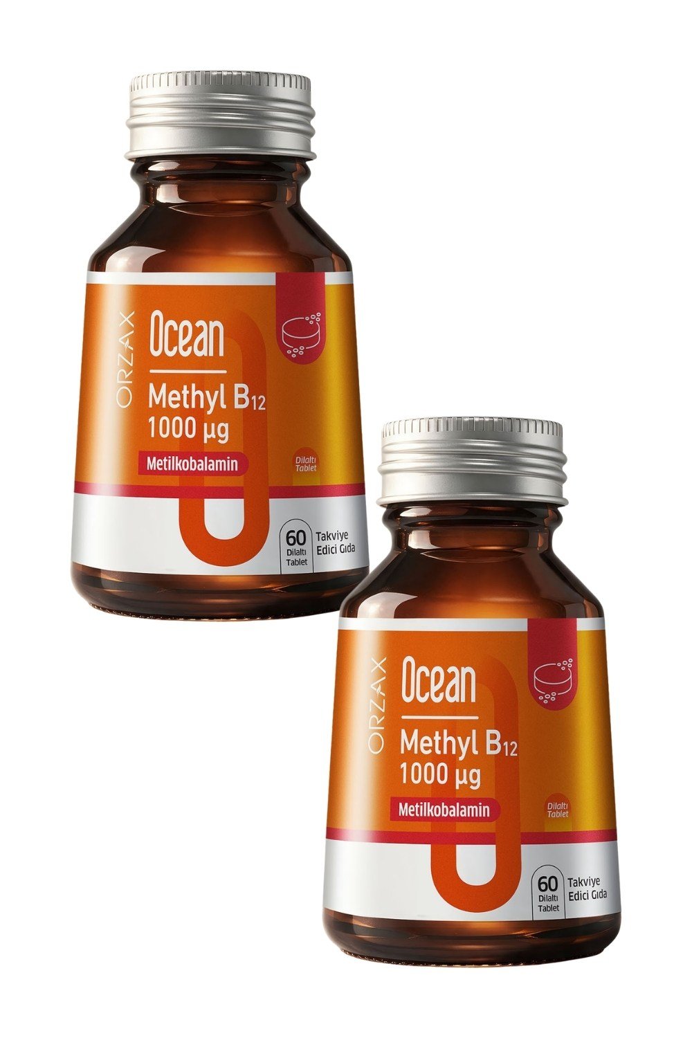 Ocean Methyl B12 60 Dilaltı Tablet x 2 Adet