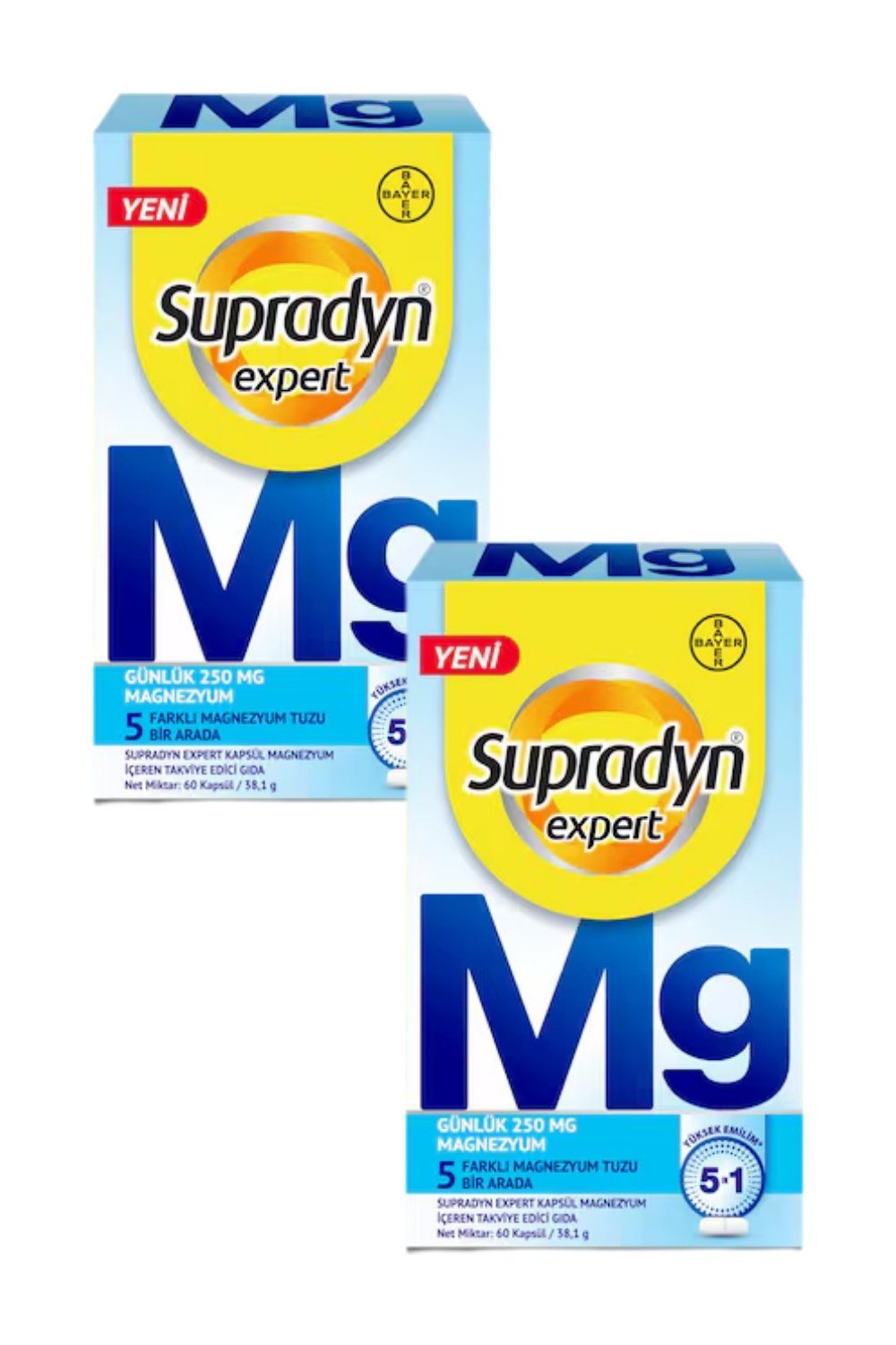 Supradyn Expert Magnezyum 60 Kapsül x 2 Adet
