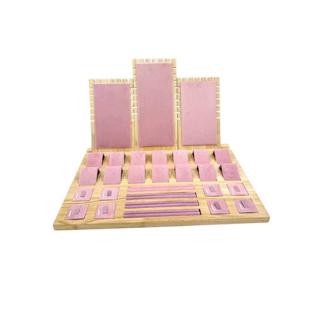 Ahşap Set Pembe
