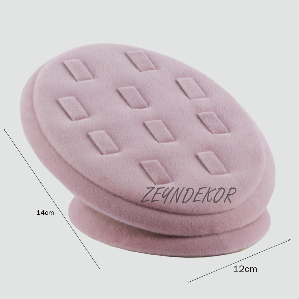 Oval Yüzüklük Pembe